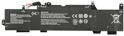 Shentec SS03XL 933321-855 Batterie d'ordinateur portable pour HP EliteBook 830 G5 840 G5 735 G6 840 G6 830 G6 745 G6 846 G5 755 G5 745 G5 740 G5 733 5 G5. ZBook 14U G5 G6 Series SS03 SS03050XL 11,55 V