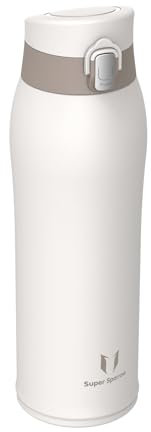 Super Sparrow Botella Agua Acero Inoxidable - Botella Termica - 750ml - Termo Sin BPA, Botellas Niños - Incluye 2 Tapas con Pajita y Tapa Deportiva