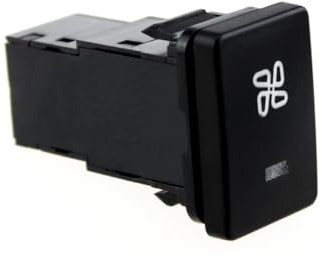 TENDYCOCO Pulsante 12v controllo bottoni neri ventilatori per auto ventilatore x auto ventilatore auto 12 v pulsante dell'auto fan interruttore pulsante di accensione