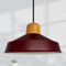 bamyum Asletl Pendelleuchte Esstisch Holz Ø41cm, Hängelampe Esstisch Holz, Hängelampe Industrial Vintage, Küchenlampe Hängend Vintage, Wohnzimmerlampe Pendelleuchte Bordeaux Metall Küchenlampe Hängend