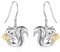 ONEFINITY Eichhörnchen Ohrringe 925 Sterling Silber Nette Eichhörnchen Eichel Ohrringe Tier Eichhörnchen Schmuck Geschenke für Damen