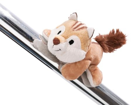 MagNICI Streifenhörnchen JoJo 12cm braun - Kuscheltier mit Magnet – Magnettier für Kühlschrank, Tafel, Metall & vieles mehr