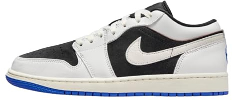 Nike Men's Air Jordan 1 Low Sneaker, Off Noir/Sail-summit White, 9 UK