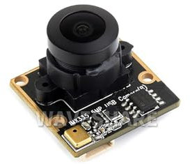 iiunius IMX335 5MP USB Camera (B) for Raspberry Pi 5/Jetson Orin Kit 2K Video Recording 175° Wide Angle Better Sensitivity in Low-Light Condition Wide Dynamic Range USB2.0 Port