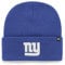 '47 NFL New York Giants Unisex Cuff Knit, Beanie, Team Logo, Farbe Royal Blau