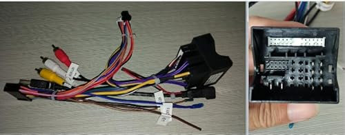 QIIKEN Autoradio Stromkabel 40 Pin Auto Radio Kabelbaum MQB Adapter für VW