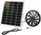 KWODE Solar Ventilator, 18W Solarpanel Ventilator Gewächshaus, mit DC Solar Lüfter Wasserdichter für kleine Hühnerställe, Schuppen, Haustierhäuser, Fensterauspuff, mit 3M Kabel und Halterung