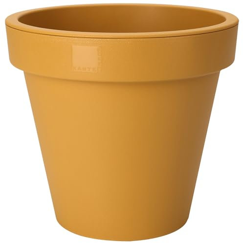 PRO GARDEN Pot de Fleurs Couleur Moutarde Plusieurs diamètres Ø 40 cm
