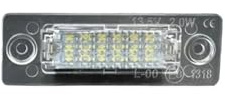 Number Plate Light For VW For Touran For Golf For Caddy For Jetta MK5 T5 For Passat For Cimousint For SKODA For Superb 12V LED Car License Number Plate Light Lamp(R side)