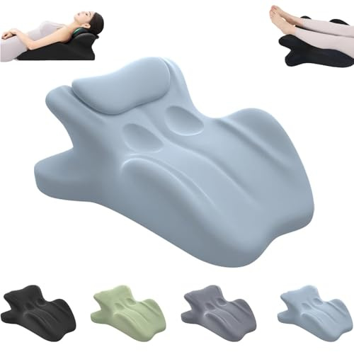 Sweet Spot Pillow, 27° Angle Perfect Position Couple Pillow Enhance Experience, Sweet Love Nest Spark Wedge Cushion, Rebound Memory Foam Ergonomic Posture Support for All Postures (Blue)