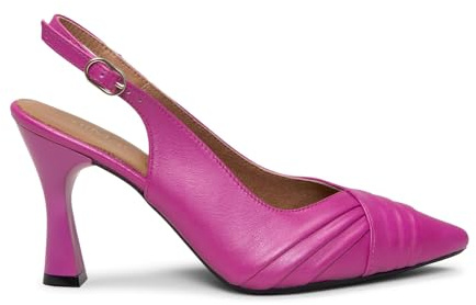 miMaO. Zapatos Elegantes de Fiesta tacón Alto en Piel. Salones con Plantilla de Gel. Hecho en España
