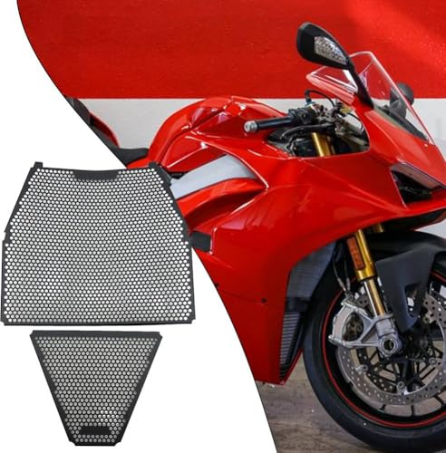 Radiator Grill Guard Cover for Ducati Panigale V4 2018 2020 V4S, Aluminum Mesh Protector Enhancing Radiator Airflow and Durability