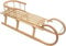 Best for Kids – Holzschlitten | Hörnerrodel 120 cm mit Rückenlehne | Hörnerschlitten | Schlitten Kinder Holz | Kinderschlitten aus Holz | Perfekt für Winterabenteuer bis 200 kg