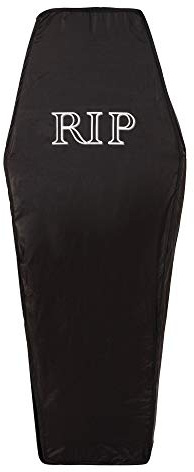 Bristol Novelty HI345 Coffin Black Foldable, One Size