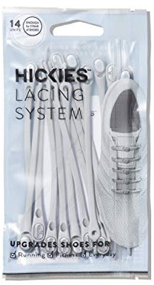 HICKIES Elastische Tie-Free Schuhbänder (2.0 Neu) - Silber