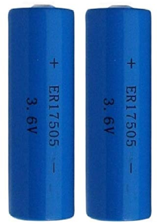 EUNICELL 2 Piles Non Rechargeables ER17505 - ls17500-17500 - 3.6V 3.3Ah Lithium