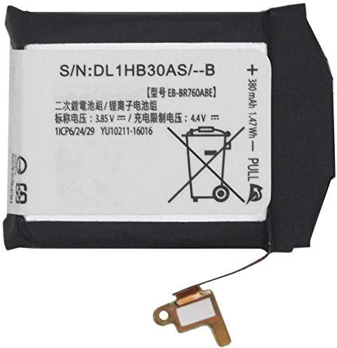 Backupower Bater¡§AA para Gear S3 Frontier(SM-R760) Gear S3 Classic, R760, R770, BR760, R765 EB-BR760A,EB-BR760ABE, GH43-04699A