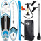 F2 Team 10'5 Windsurf SUP Board Stand Up Paddle Surf-Board ISUP mit 3-teiliges Alu Paddel 320x83cm