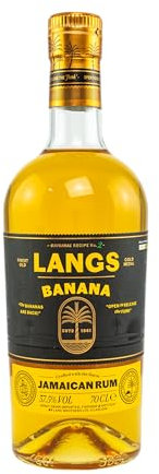 Langs Banana Flavoured Rum 70cl
