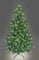 SHATCHI 4Ft-12Ft Pre-Lit Artificial Christmas Tree Alaskan Pine Tips Xmas Home Decorations, Includes Metal Stand Multicolour LEDs, Green W/Warm White, 8Ft