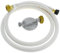 Tuyau gaz butane avec detendeur 1m50 validité 10 ans pour Barbecue,Cuisiniere, Plaque de cuisson ... 08164150B 90140 pour Cuisinière