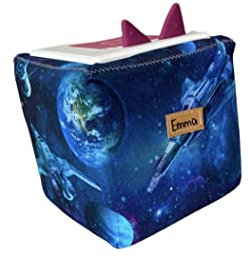 Toniebox Bezug, Schutzhülle mit Namen - Astronaut, Weltraum, Galaxy - Zaunkoenigdesign