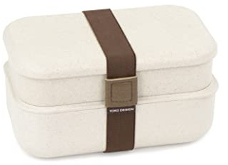 YOKO DESIGN - Lunch Box aus Holzfaser, 2 Ebenen, 1200 ml