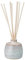 Denby - Quartz Rose Ceramic Reed Diffuser - 200ml Freesia & Jasmine Fragrance Oil - Calming Scent - Home Indoor Fragrance Aromatherapy Diffuser - Blush Pink, White Reactive Glaze Pot