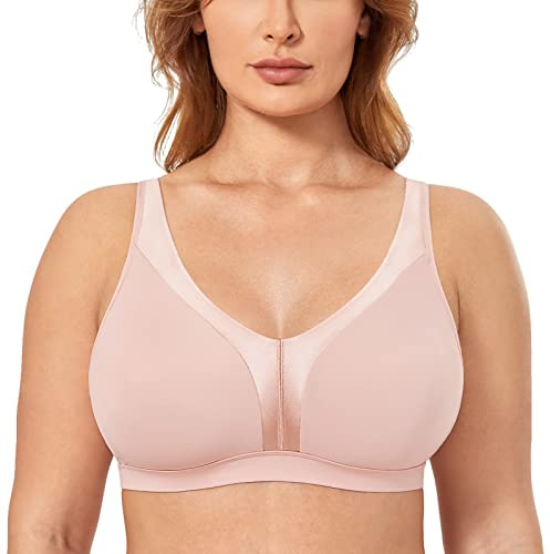 DELIMIRA Soutien Gorge sans Armature Grande Taille | sans Rembourrage, Confortable, À Couverture, Intégrale