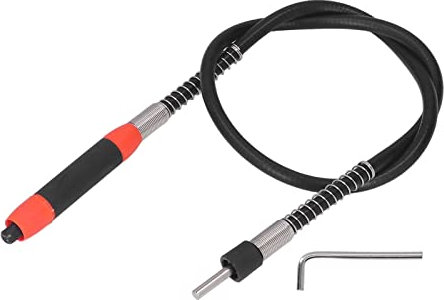 Flexible Bohrwellen Verlängerung, Spann Dia 3mm Biegsame Wellen Verlängerungskabel Keyless Chuck Wellenverbinder Bohrfutter Drehwerkzeug für Rotary Grinder Attachment