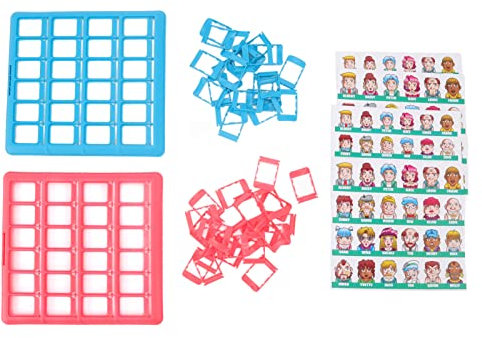 Ratet Mal, Wer Spiel, Desktop-Bildungslogik, Argumentation, Kinder, Puzzle, Spielzeug, Eltern-Kind-Brettspiel(Rot und Blau)