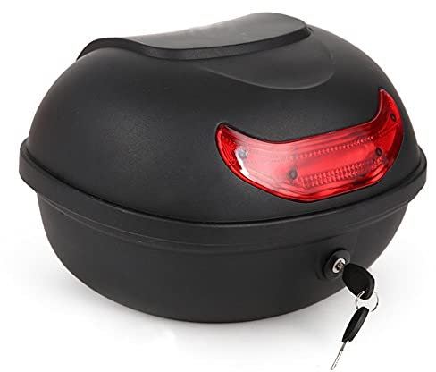 Topcase Motorradkoffer Motorrad Topcase Tasche Motorrad -Top -Box 30L Motorradfahrradspeicher Motorradkasten Heck Gepäck Speicher Zurück (Color : B)