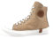 Andrea Conti Damen High Top Sneaker, Silbergrau, 36 EU