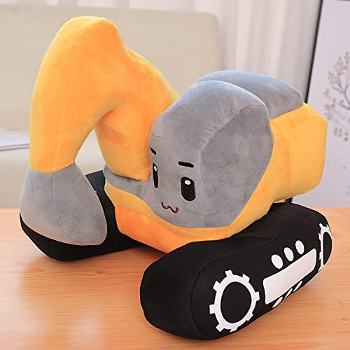 Ermano Kuscheltier 1pc 26cm Bagger Plüsch Spielzeug Gefüllte Weiche Maschine Plüsch Kissen Kawaii Zuhause Dekorative Jungen Geburtstagsgeschenke
