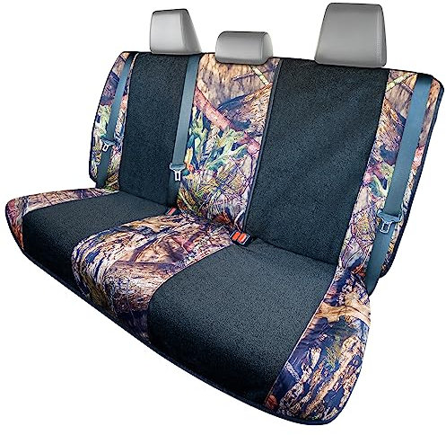 Season Guard Rückbank-Sitzbezug-Handtuch im Mossy-Oak-Camouflage-Design, für Hunde, Kinder, Outdoor-Aktivitäten, universelle Passform für Autos, SUVs, Vans, LKW, einfache Befestigung, rutschfest