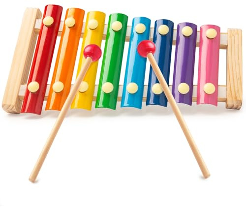 MCPINKY Xylophone for Kids, Xylophone Musical Toy with Child Safe Mallets Educational Musical Instruments Toy for Toddlers