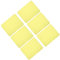 sourcing map 6Pcs Iron on Patches Fabric Repair Patches Iron-On Mending Fabric Light Yellow 4.9x3.7 for Clothes Repair, Pants, Bags Hole Repairing and Decoration