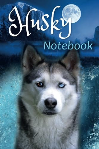 notebook husky: a beautiful husky