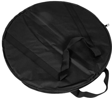 DRESSOOS Bolsa De Platillos Portátil Acolchada Estuche para Instrumentos De Percusión Bolsa De Almacenamiento para Dumb Drum Pad Y Accesorios Protección Y Transporte Negro