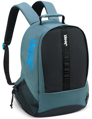 Jeep Js011b Laptop Travel Backpack Sac à Dos, Bleu Ciel, 15.6 Mixte Adulte