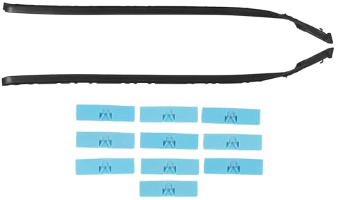 Kit de Moulures de Pare-brise, 2 Pièces, Kit de Moulures de Pare-brise Anti-goutte de Toit Gauche Droite, Résistance à L'usure 7555153020, 7555253020, adapté pour IS250 2006 2007