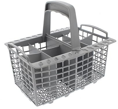 KGA SUPPLIES Cestello portaposate per lavastoviglie Hotpoint Indesit, 230 x 180 mm, colore: Grigio