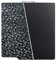 HIKUDIY 257 x 257 mm PET PEO Pannello doppio lato per Bambu Lab X1C/X1/X1E/P1P/P1P/P1S/A1, diamante liscio PEO+fibra di carbonio PET lamiera di acciaio per stampante 3D Bambu Labs