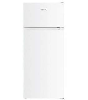 Teka RTF 2500 - Frigorífico Total 143 cm, 206 L, 2 Puertas de Libre Instalación, Control Mecánico de Temperatura, Cajón Fresh Box, Iluminación LED, 3 Bandejas de Cristal de Seguridad, Color Blanco