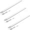 Oktaplex 3er Set Riva Unterbauleuchte Küche LED flach dimmbar warmweiß 90cm Küchenbeleuchtung mit Sensor 730lm Unterbaulampe berührungslos 10W silber