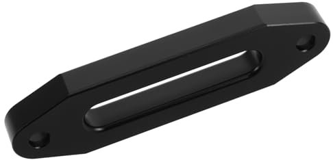 CRILSTYLEO Soportes para Cabrestante de Remolque de Vehículos Grillete de Aluminio Universal Y Guía de Cuerda de Nailon de 124 Mm