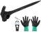 lalago 1 pieza Carraca de Andamio 4 en 1, Llave de Andamio 19/22 mm Reversible Derecha/Izquierda de Acero CR-V, Longitud de la Llave de Carraca 315mm Negro de Clavos para Desmontar el Coche