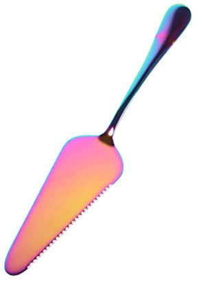 ABOOFAN Backschaufel aus Edelstahl Kruste Pizzastahl rostfrei Backspatel Backen Schaufeln küchenwerkzeug pizzaschneider Pizzamesser Schneidewerkzeug Hochzeitstortenschaufel Kuchenschaufel