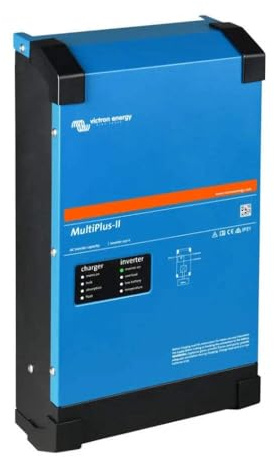 Victron Energy MultiPlus-II 12/5000/220-50 Wechselrichter-Ladegerät | 5000VA Reine Sinuswelle, 220V 50Hz Ausgang, 12V Batterieladung, Ideal für Solar- und Backup-Systeme
