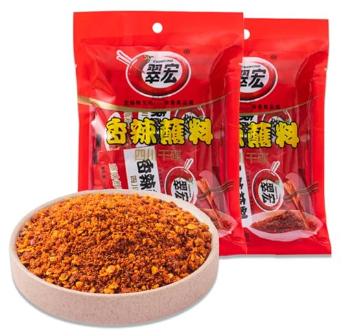 BaiLiSnacky Chinesisches Chili-Dip-Pulver 200g Szechuan HotPot Grill BBQ Dipping Chili Originalimport aus Szechuan Unabhängiges kleines Paket